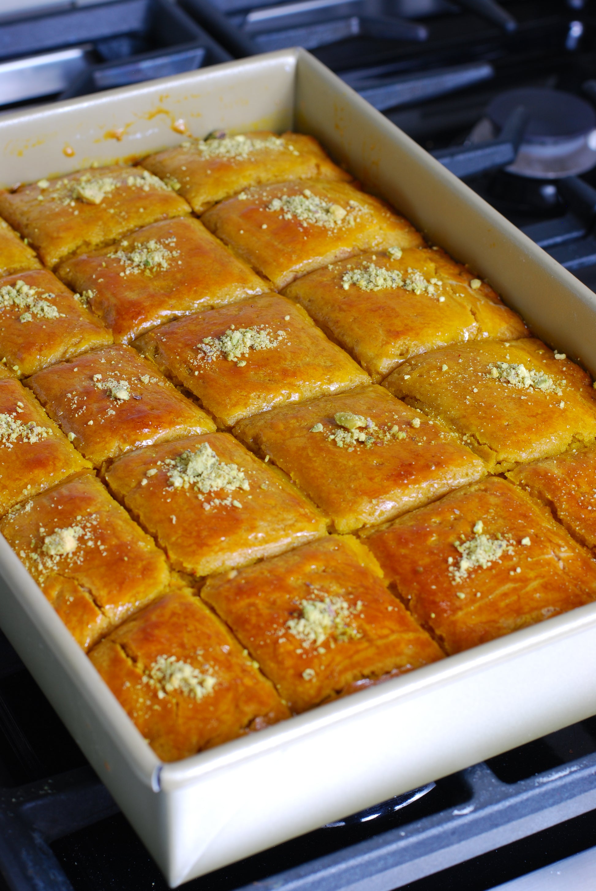 Persian Walnut Layer Cake - Nabat Banu